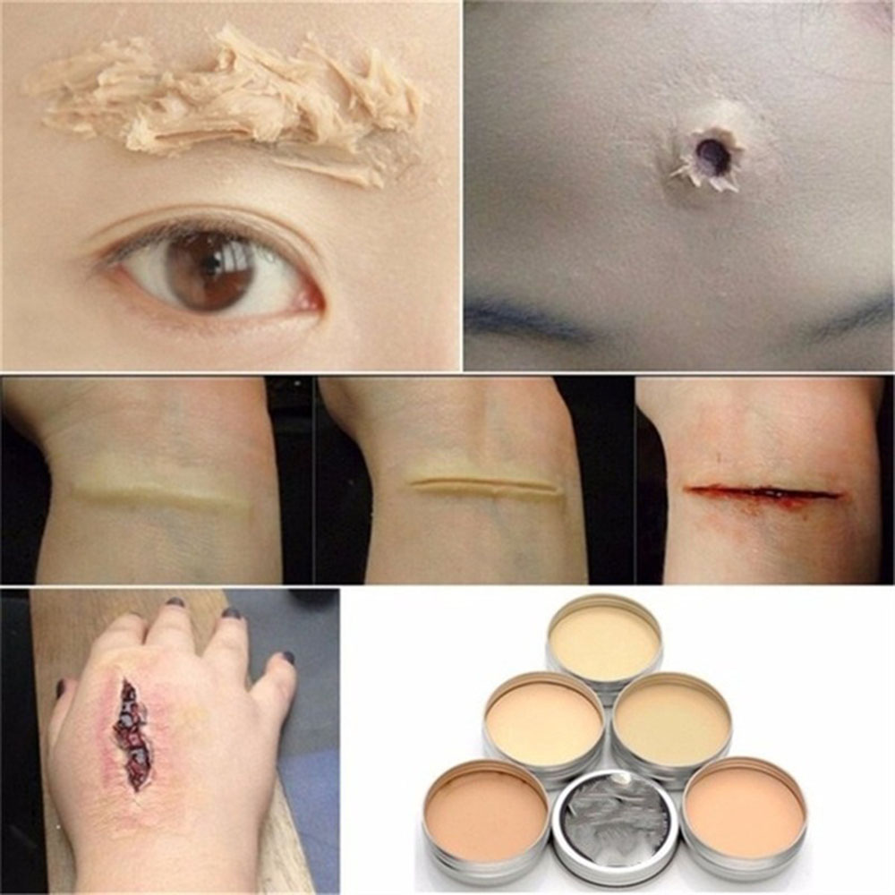 Cosplay Prop Paint - 얼굴 몸 가짜 흉터 왁스, 할로윈