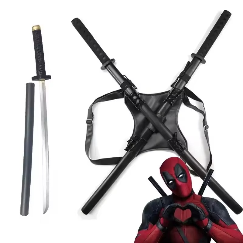 Cosplay Prop Katana - 2025년 신제품 61cm 데드풀 카타나 PU