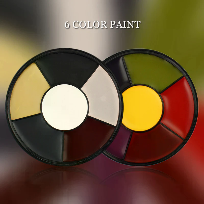 Cosplay Prop Paint - 6 색상 수용성 페이스 바디 페인트
