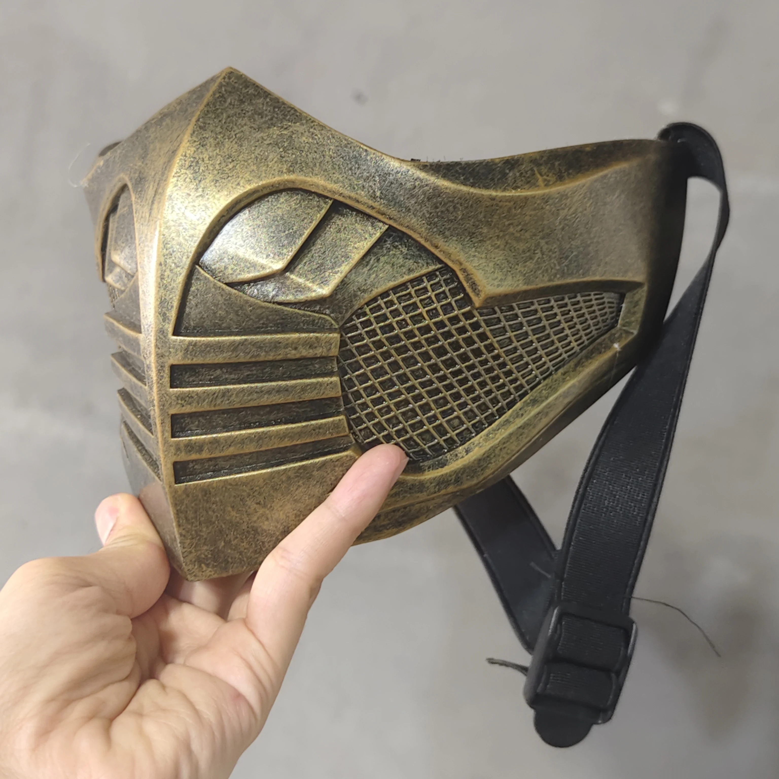 Cosplay Material For Prop - 몰탈 컴뱃 스콜피온 하프 페이스 마스크
