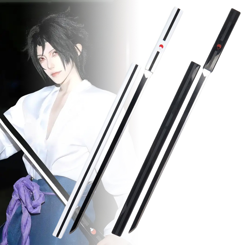 Cosplay Prop Katana - 40인치 우치하 사스케 카타나 나무 쿠사나기