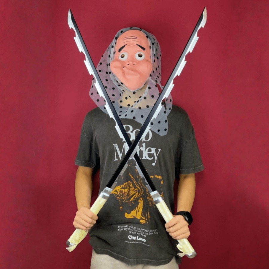 Cosplay Prop Katana - 40인치 귀멸의 칼날 이노스케 카타나 애니메이션