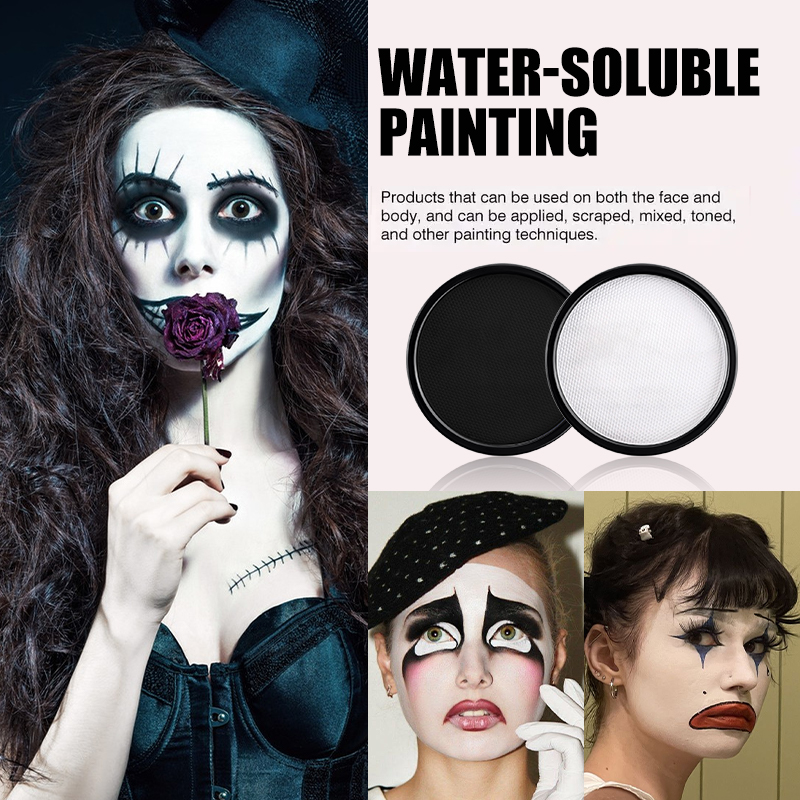6가지 색상의 물 활성화 페이스 및 바디 페인트(브러쉬 - Cosplay Prop Paint 리뷰 및 가격
