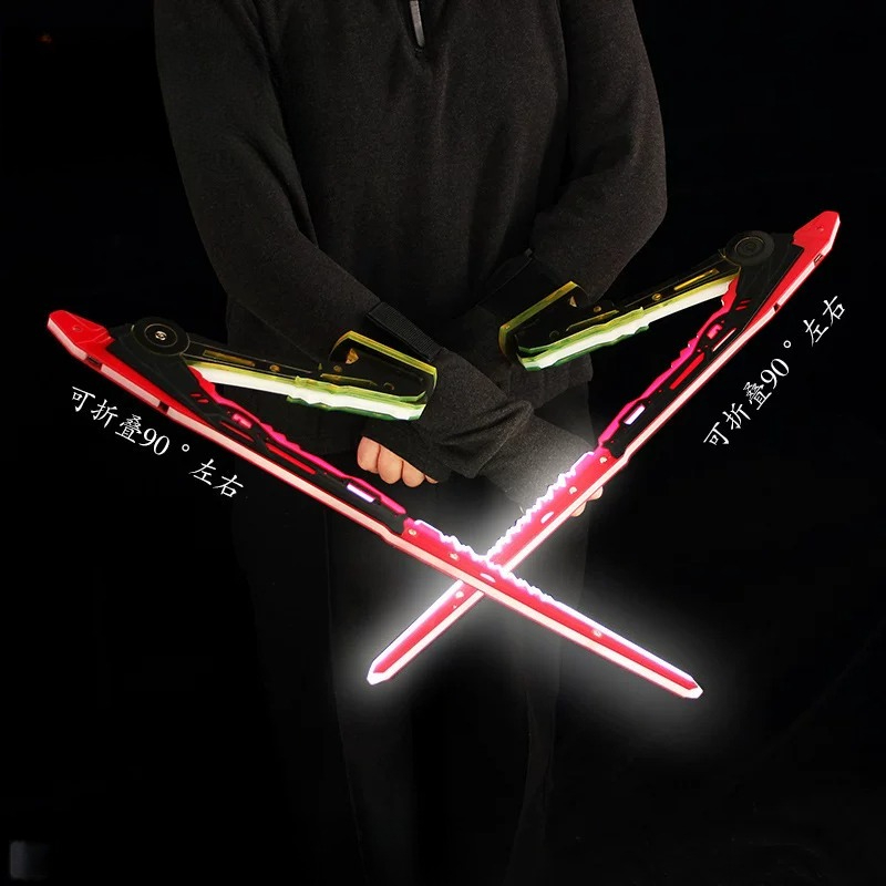 애니메이션 사이버펑크 카타나 만티스 블레이드 발광 검  - Cosplay Prop Katana 리뷰 및 가격