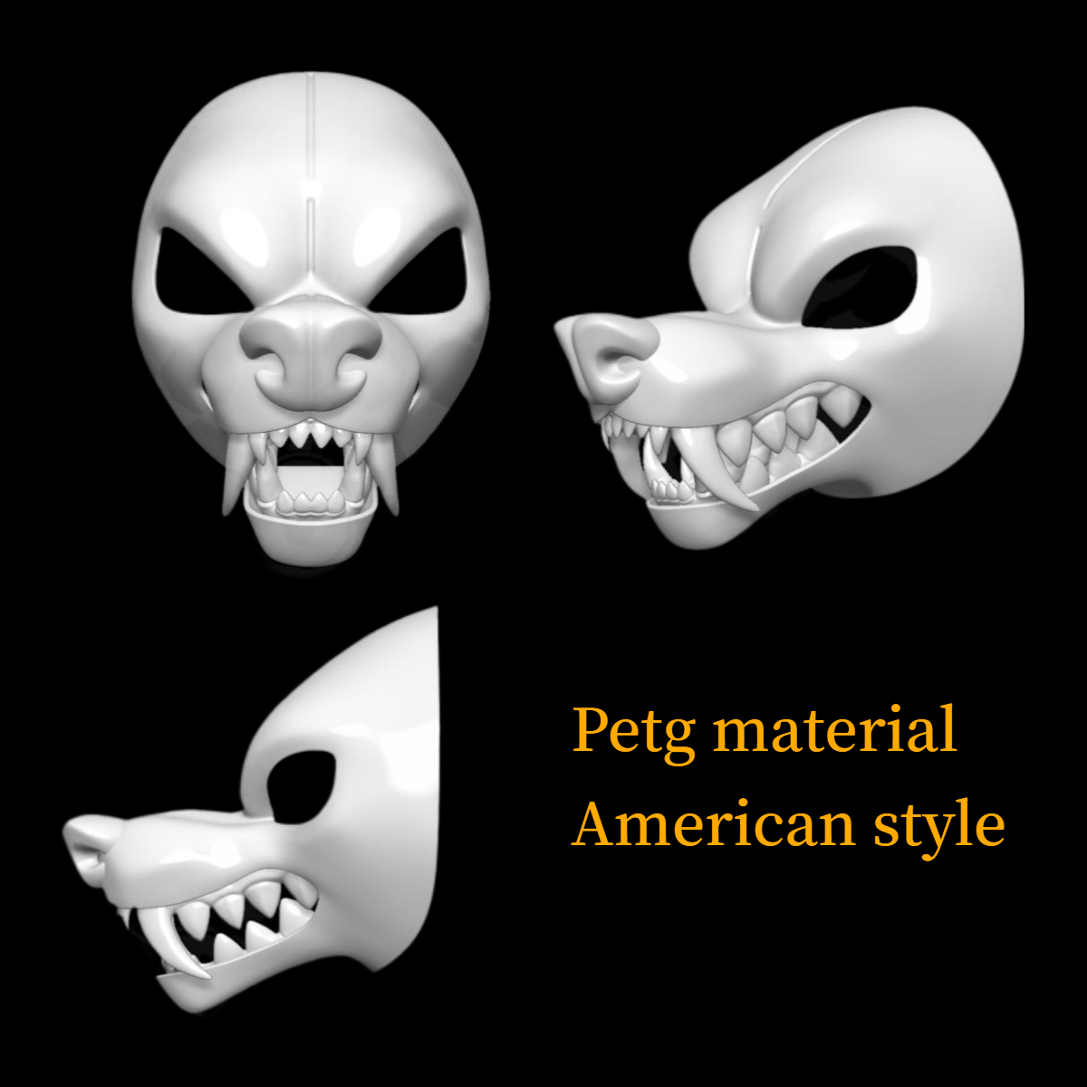 아메리칸 스타일 베이스 마스크 3D 프린팅 PETG 소 - Cosplay Material For Prop 리뷰 및 가격