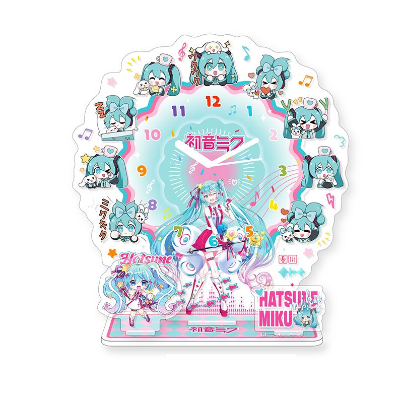하츠네 미쿠 애니메이션 아크릴 시계 스탠드 데스크탑 장 - Acrylic Cosplay Prop 리뷰 및 가격