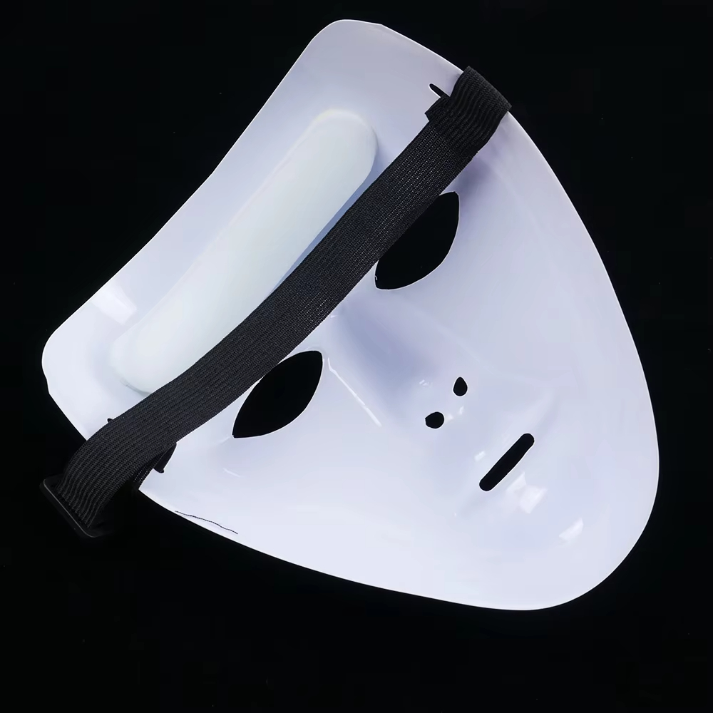 할로윈 Pvc 화이트 페이스 마스크 힙합 남성과 여성의 - Cosplay Prop Paint 리뷰 및 가격