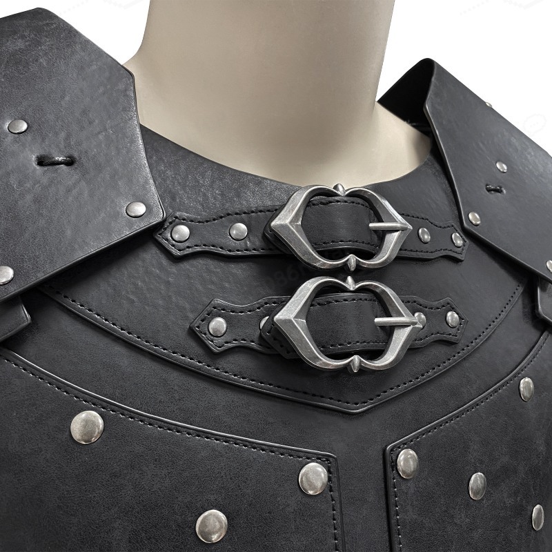 중세 스타일 스터드 장식 어깨 가슴 갑옷 바이킹 하네스 - Cosplay Prop 리뷰 및 가격