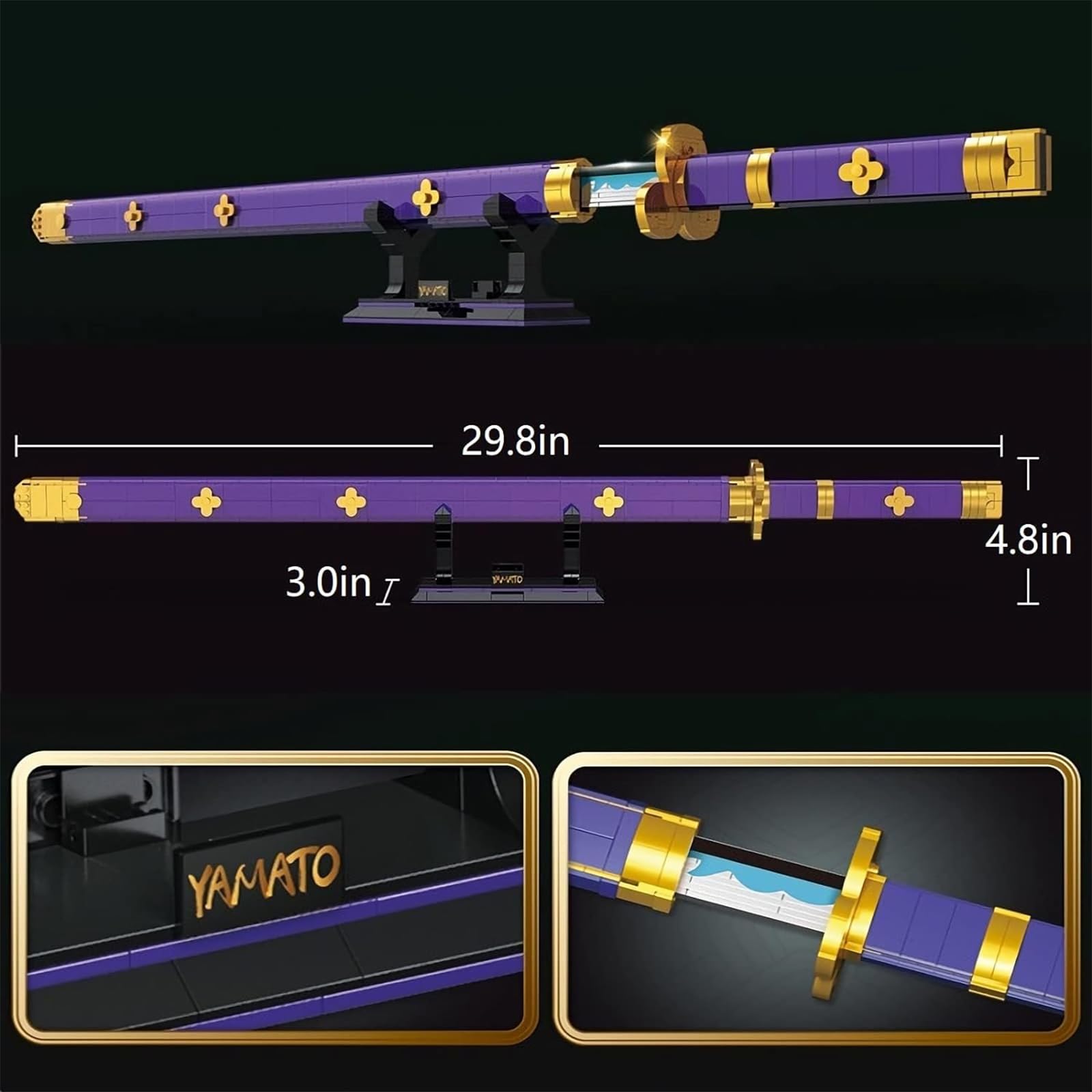 936PCS 애니메이션 코스프레 칼 빌딩 세트 성인과  - Cosplay Prop Dagger 리뷰 및 가격