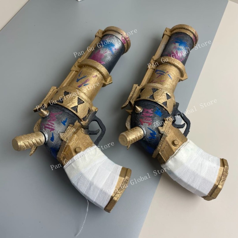 28cm/11.02in Jinx Pistol 맞춤형 3 - Cosplay Prop Katana 리뷰 및 가격