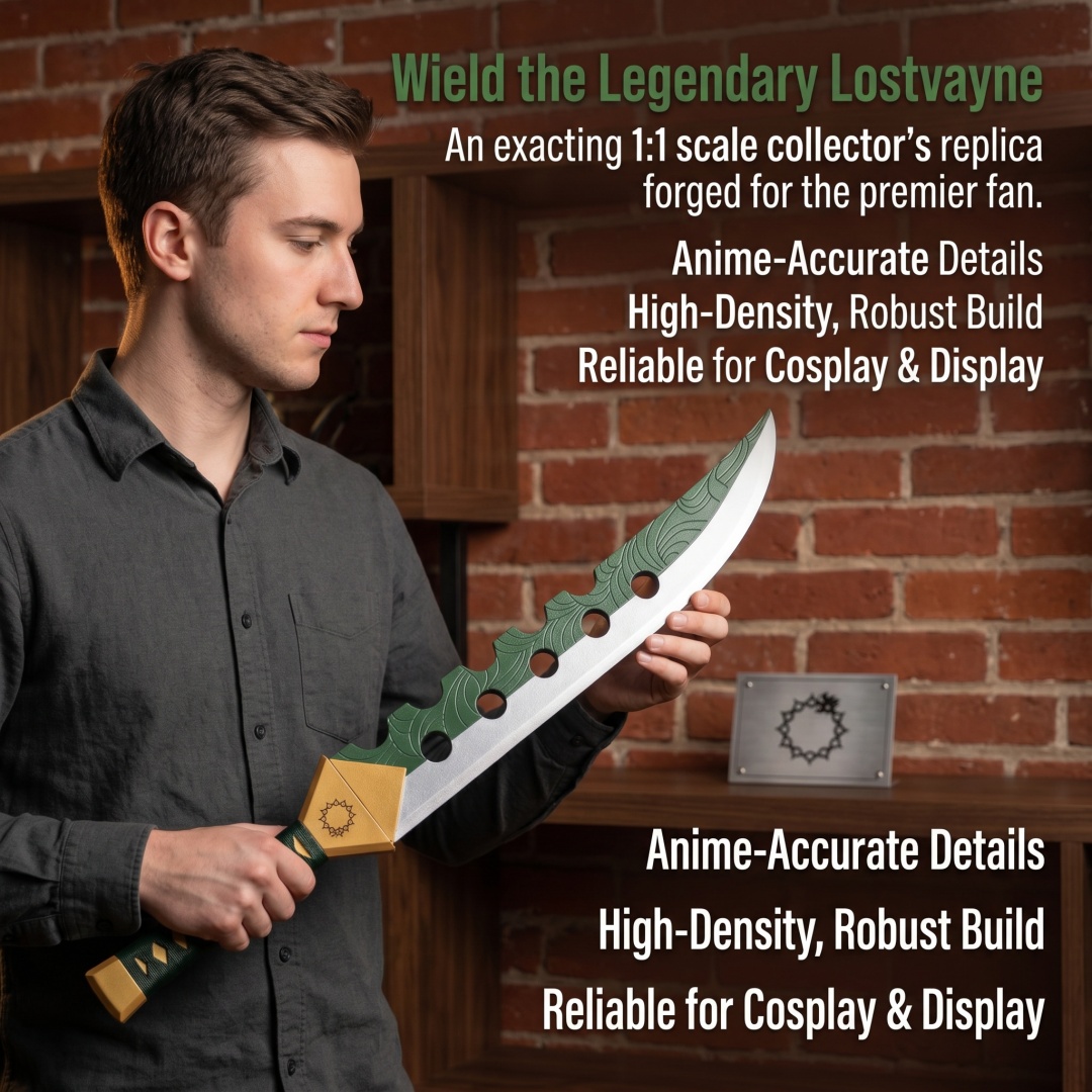 28인치 일곱 치명적인 죄 멜리오다스 카타나 애니메이션 - Cosplay Prop Katana 리뷰 및 가격