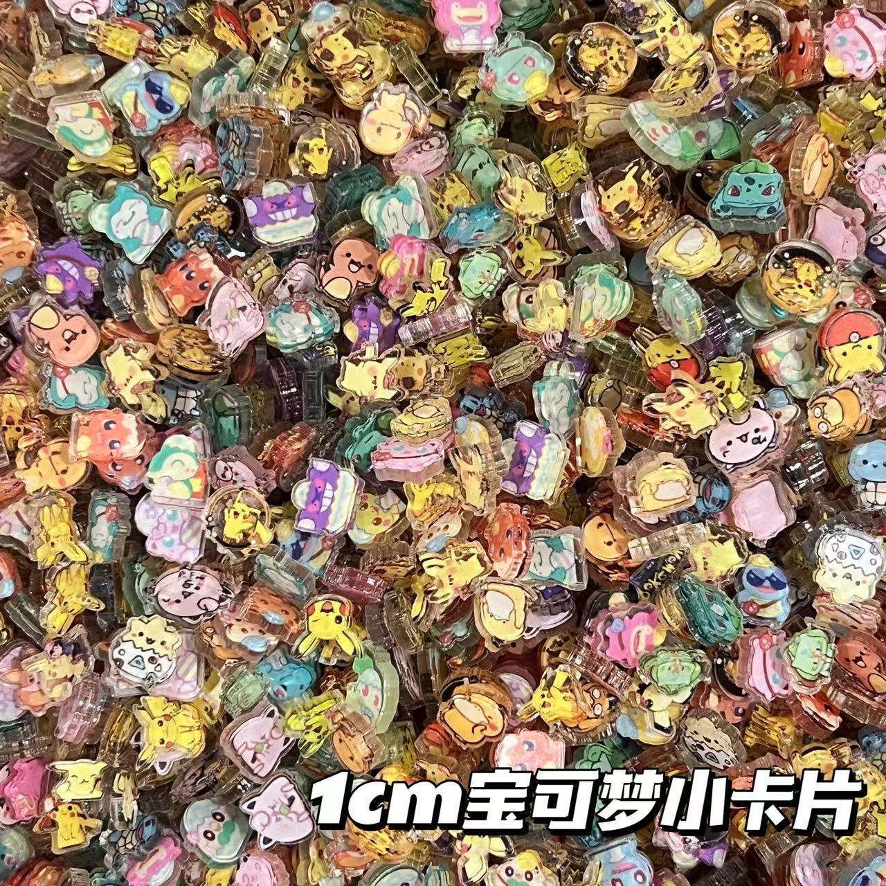 1cm 2cm 포켓몬 작은 아크릴 조각 DIY 핸드메이 - Cosplay Material For Prop 리뷰 및 가격