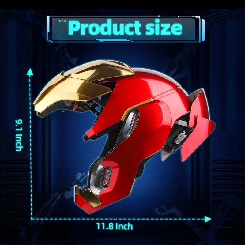 패션 MK50 아이언맨 웨어러블 헬멧 음성 제어 디자인 - Cosplay Prop Designer 리뷰 및 가격
