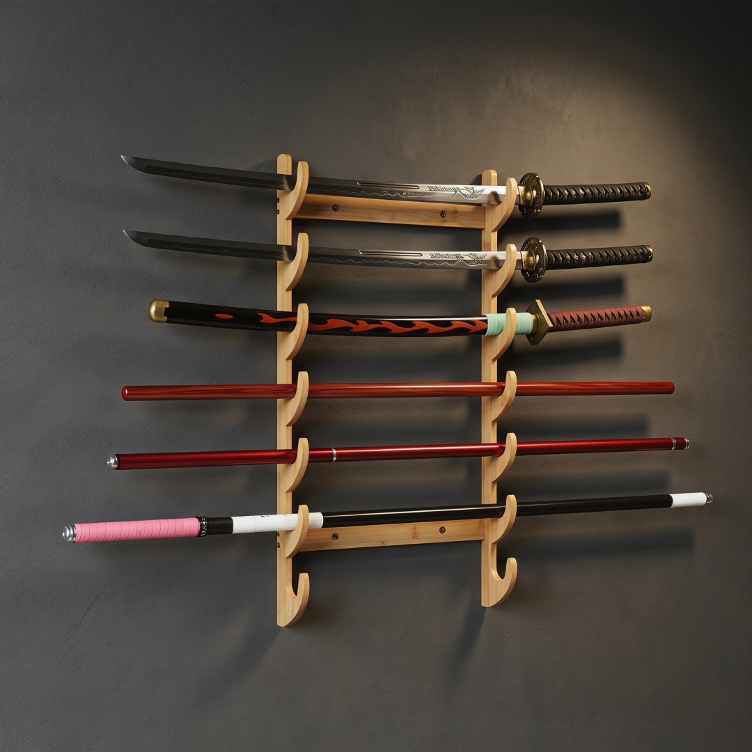 8단 벽걸이 검 보관대 지지대 애니메이션 코스프레 나무 - Cosplay Prop Dagger 리뷰 및 가격