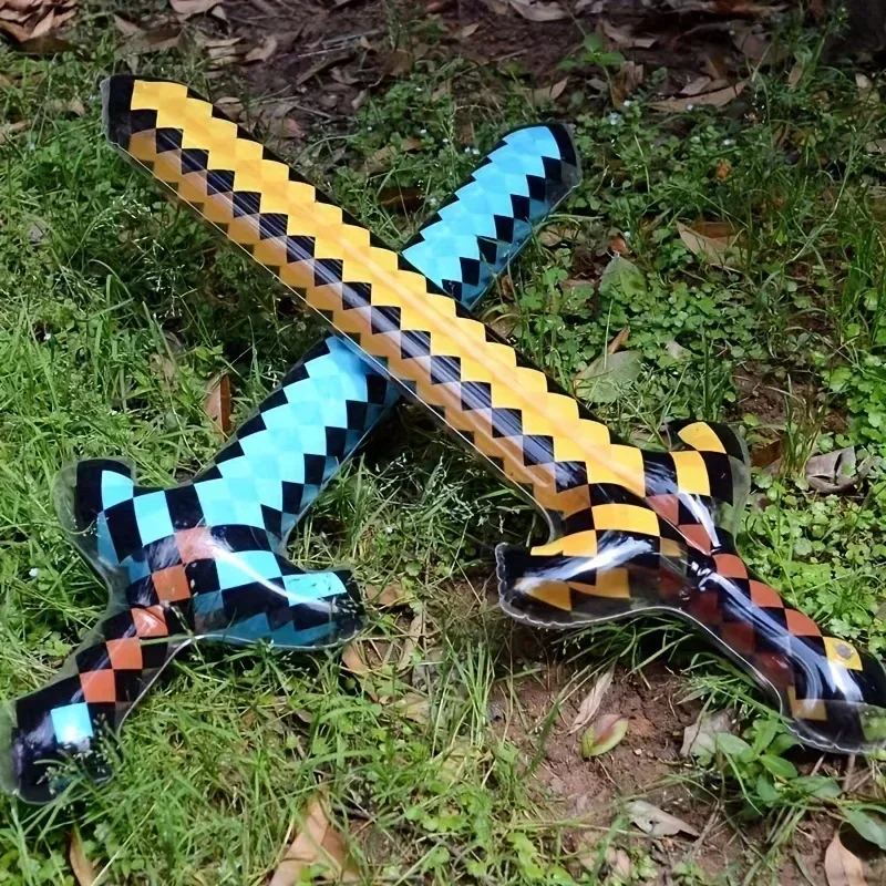 픽셀 스타일 장난감 보석 검 금색 검 어린이 장난감 판 - Cosplay Prop Dagger 리뷰 및 가격