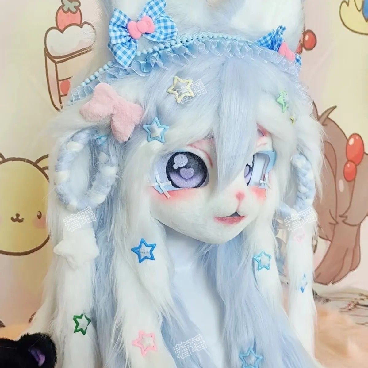 맞춤형 OC 디자인 고양이 케모노 퍼슈트 헤드 수제 레 - Cosplay Prop Designer 리뷰 및 가격