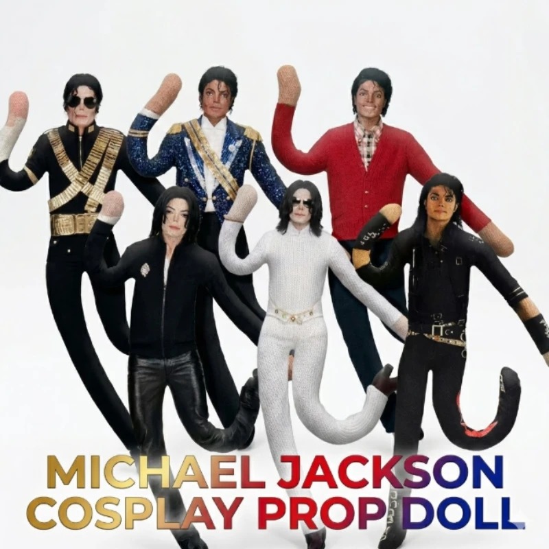 애니메이션 마이클 잭슨 코스프레 소품 인형 플러시 봉제 - Acrylic Cosplay Prop 리뷰 및 가격